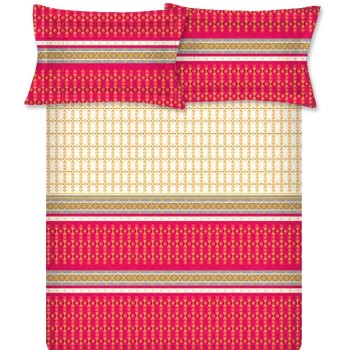 Raymond Home Avenue Cotton Rich King Bedsheet with 2 Pillow Covers