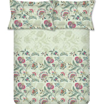 Raymond Home Avenue Cotton Rich King Bedsheet with 2 Pillow Covers