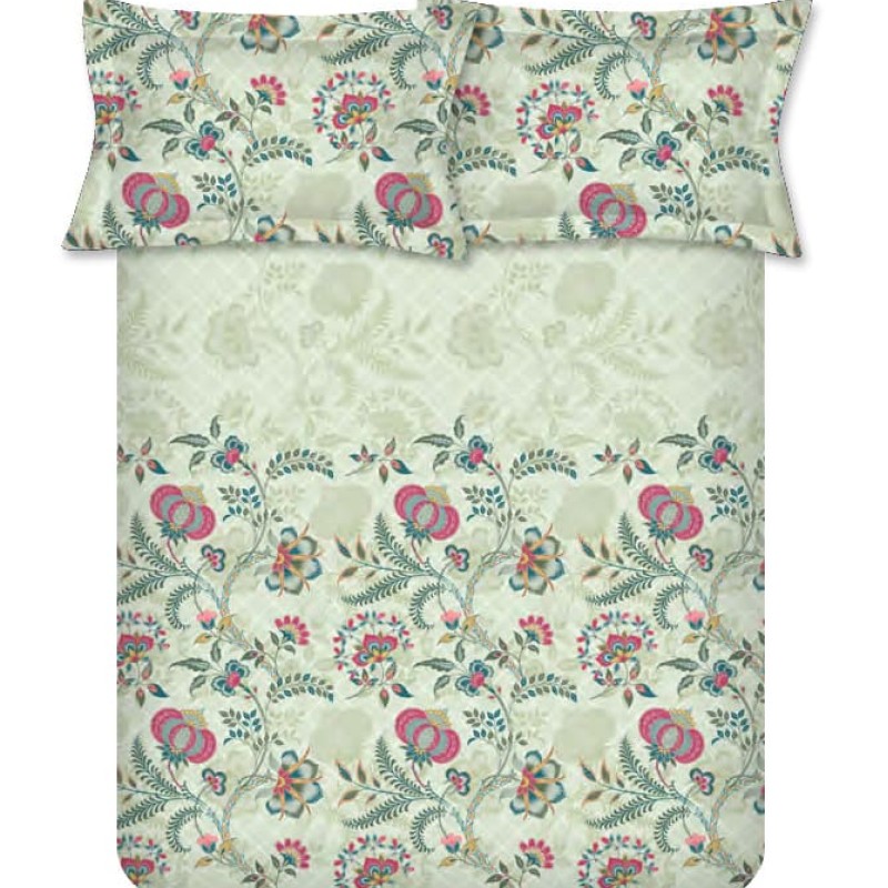 Raymond Home Avenue Cotton Rich King Bedsheet with 2 Pillow Covers Raymond Home Avenue Cotton Rich King Bedsheet with 2 Pillow Covers