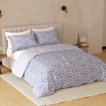 Raymond Home Avenue Cotton Rich King Bedsheet with 2 Pillow Covers