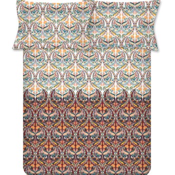 Raymond Home Avenue Cotton Rich King Bedsheet with 2 Pillow Covers