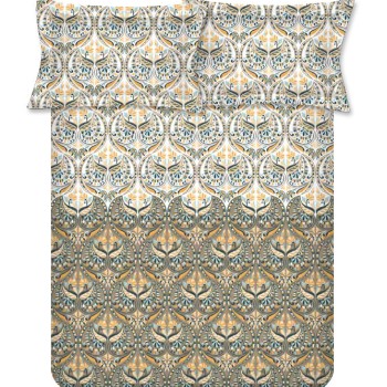 Raymond Home Avenue Cotton Rich King Bedsheet with 2 Pillow Covers