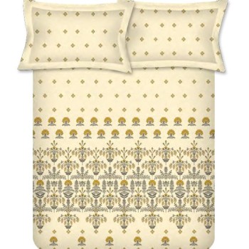 Raymond Home Avenue Cotton Rich King Bedsheet with 2 Pillow Covers