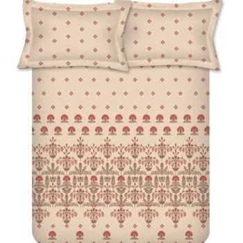 Raymond Home Avenue Cotton Rich King Bedsheet with 2 Pillow Covers