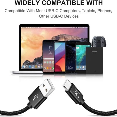 Wayona USB Type C Long Charger Cable Fast Charging USB C Cable (6 FT Pack of 1, Black)