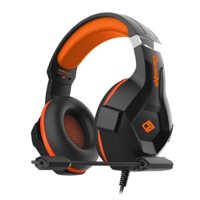 Cosmic Byte H11 Gaming Wired Over-Ear PC Headset With Microphone (Black/Orange, Pack Of 1) Cosmic Byte H11 Gaming Wired Over-Ear PC Headset With Microphone (Black/Orange, Pack Of 1)