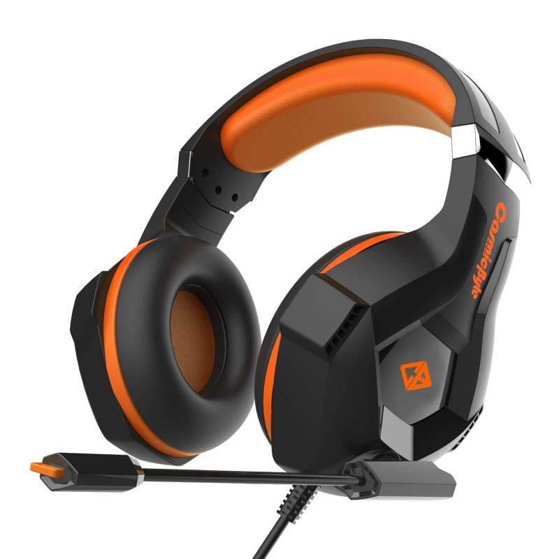 Cosmic Byte H11 Gaming Wired Over-Ear PC Headset With Microphone (Black/Orange, Pack Of 1) Cosmic Byte H11 Gaming Wired Over-Ear PC Headset With Microphone (Black/Orange, Pack Of 1)