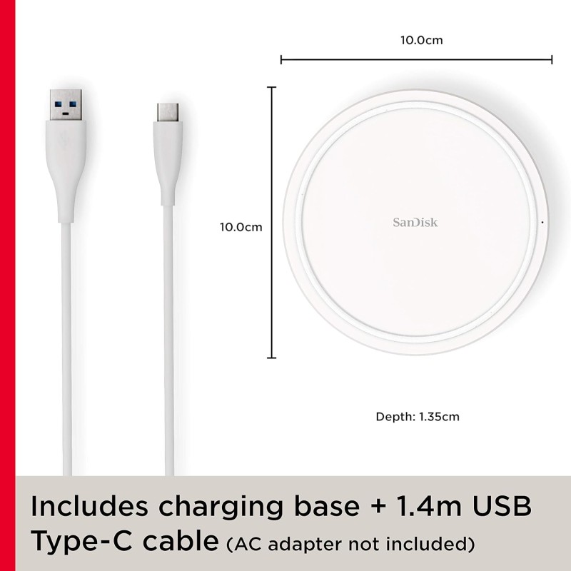 SanDisk iXpand Wireless 15W Charger for Qi-Compatible Phones SanDisk iXpand Wireless 15W Charger for Qi-Compatible Phones