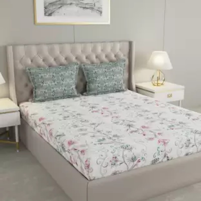 Raymond Home Camphor 144 TC Double Bedsheet with 2 Pillow Covers Raymond Home Camphor 144 TC Double Bedsheet with 2 Pillow Covers