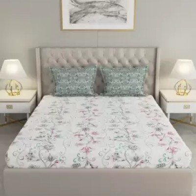 Raymond Home Camphor 144 TC Double Bedsheet with 2 Pillow Covers