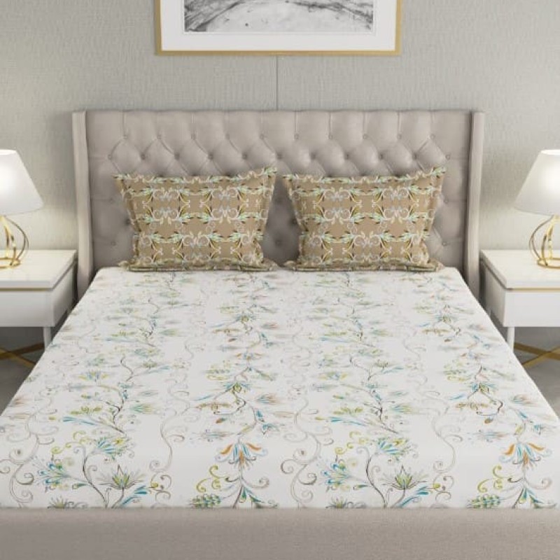 Raymond Home Camphor 144 TC Double Bedsheet with 2 Pillow Covers Raymond Home Camphor 144 TC Double Bedsheet with 2 Pillow Covers