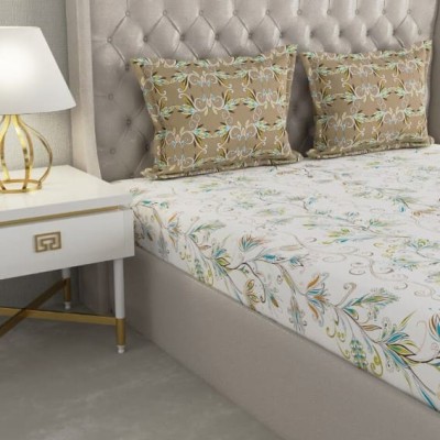 Raymond Home Camphor 144 TC Double Bedsheet with 2 Pillow Covers