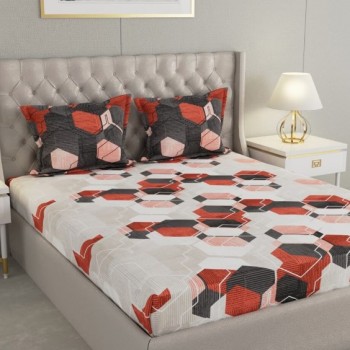 Raymond Home Camphor 144 TC Double Bedsheet with 2 Pillow Covers