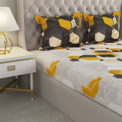 Raymond Home Camphor 144 TC Double Bedsheet with 2 Pillow Covers