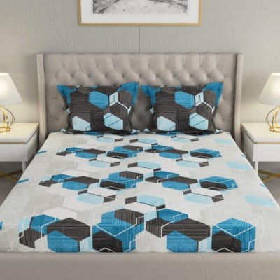 Raymond Home Camphor 144 TC Double Bedsheet with 2 Pillow Covers