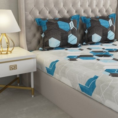 Raymond Home Camphor 144 TC Double Bedsheet with 2 Pillow Covers