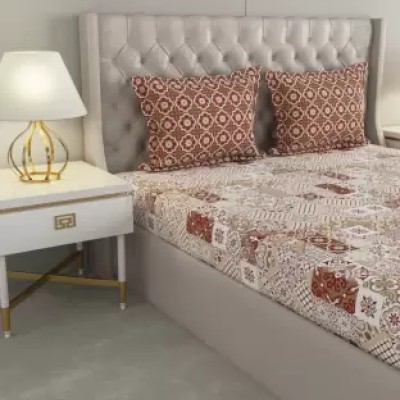 Raymond Home Camphor 144 TC Double Bedsheet with 2 Pillow Covers