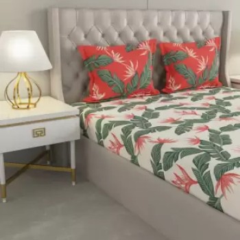 Raymond Home Camphor 144 TC Double Bedsheet with 2 Pillow Covers