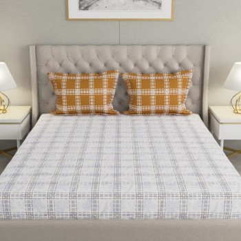 Raymond Home Camphor 144 TC Double Bedsheet with 2 Pillow Covers