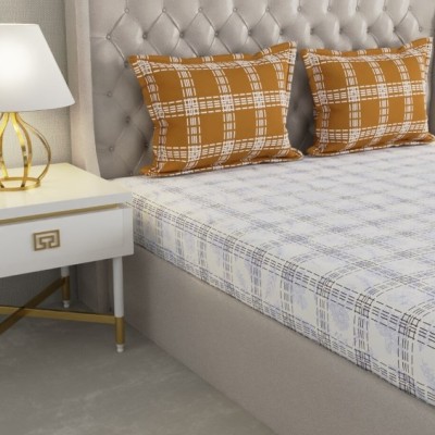 Raymond Home Camphor 144 TC Double Bedsheet with 2 Pillow Covers