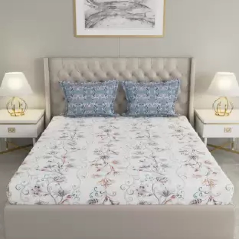 Raymond Home Camphor 144 TC Double Bedsheet with 2 Pillow Covers Raymond Home Camphor 144 TC Double Bedsheet with 2 Pillow Covers