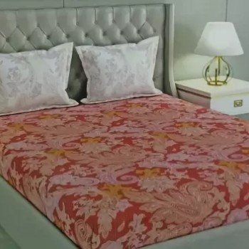 Raymond Home Camphor 144 TC Double Bedsheet with 2 Pillow Covers