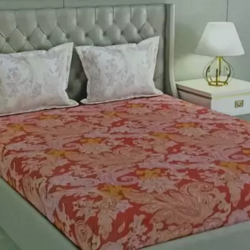 Raymond Home Camphor 144 TC Double Bedsheet with 2 Pillow Covers