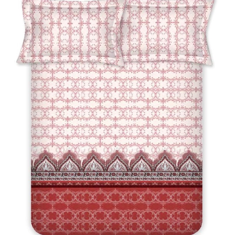 Raymond Home Crystal 200 TC King Size Bedsheet with 2 Pillow Covers