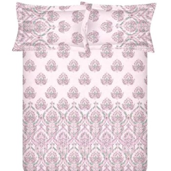 Raymond Home Crystal 200 TC King Size Bedsheet with 2 Pillow Covers