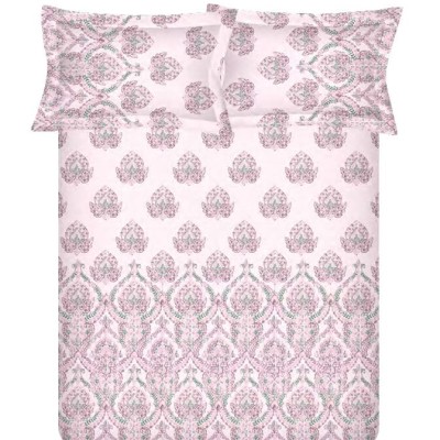 Raymond Home Crystal 200 TC King Size Bedsheet with 2 Pillow Covers