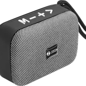 Zoook ZB-Rockstar 5 W Bluetooth Speaker  (Grey, Black, Mono Channel)