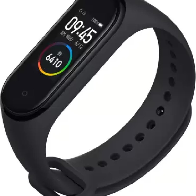 Mi Smart Band 4 (Black Strap, Size : Regular) Mi Smart Band 4 (Black Strap, Size : Regular)