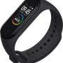 Mi Smart Band 4  (Black Strap, Size : Regular)