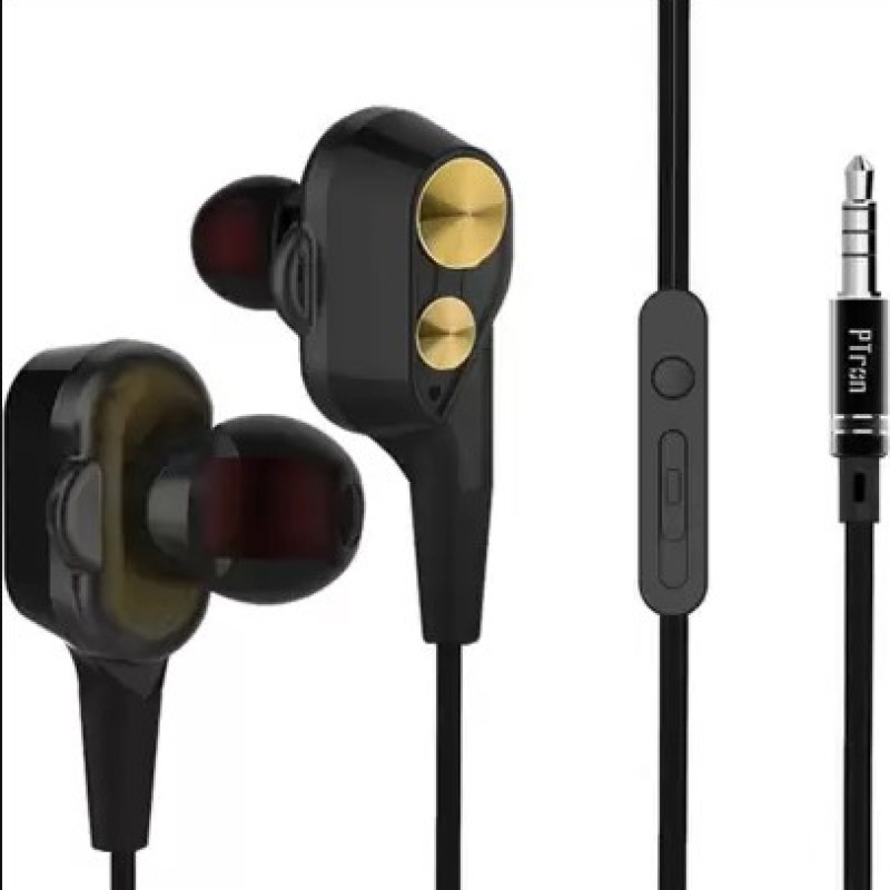 PTron Boom 2 4D Earphone Wired (Gold, Black, In the Ear) PTron Boom 2 4D Earphone Wired (Gold, Black, In the Ear)
