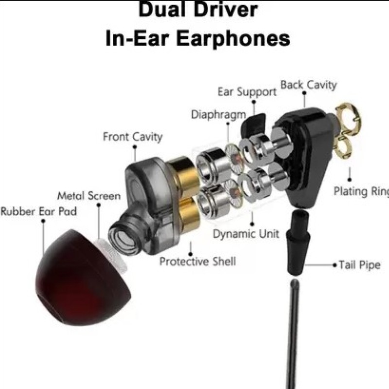 PTron Boom 2 4D Earphone Wired (Gold, Black, In the Ear) PTron Boom 2 4D Earphone Wired (Gold, Black, In the Ear)