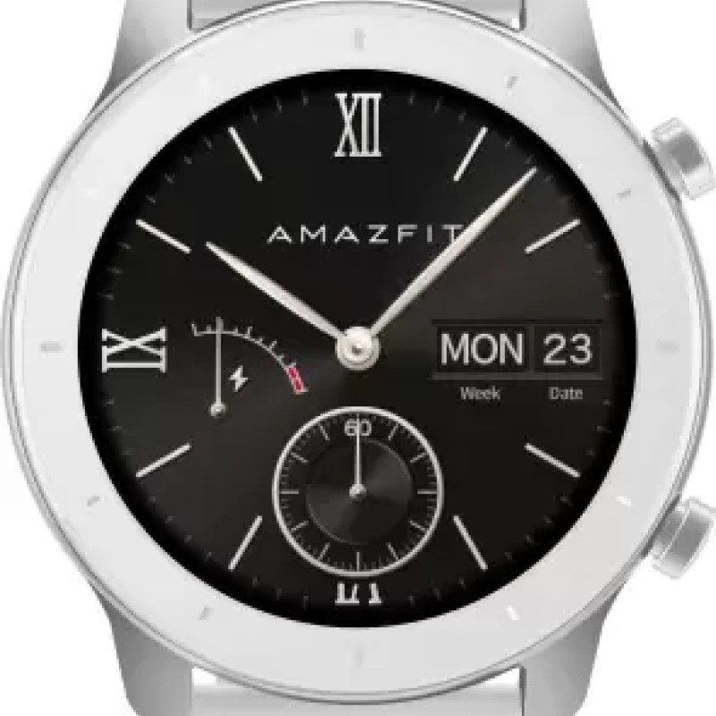 huami Amazfit GTR 42 mm Smartwatch (White Strap, Regular) huami Amazfit GTR 42 mm Smartwatch (White Strap, Regular)