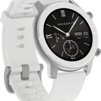 huami Amazfit GTR 42 mm Smartwatch (White Strap, Regular) huami Amazfit GTR 42 mm Smartwatch (White Strap, Regular)