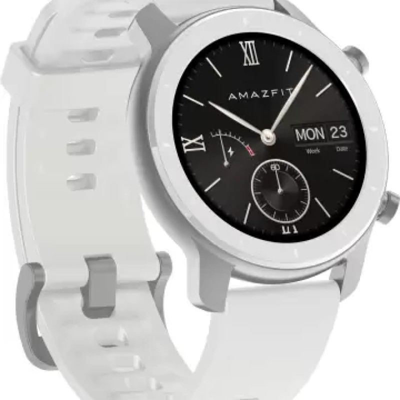 huami Amazfit GTR 42 mm Smartwatch (White Strap, Regular) huami Amazfit GTR 42 mm Smartwatch (White Strap, Regular)