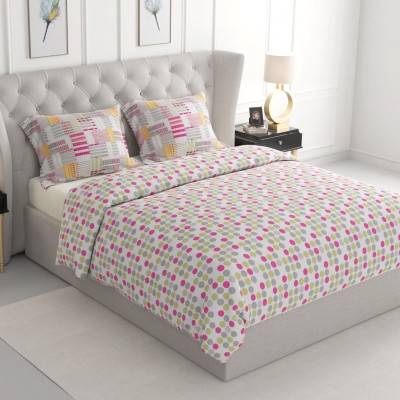 Raymond Home Jazzy Cotton Rich Double Bedsheet with 2 Pillow Covers Raymond Home Jazzy Cotton Rich Double Bedsheet with 2 Pillow Covers