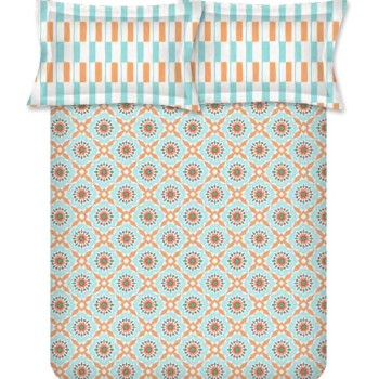 Raymond Home Jazzy Cotton Rich Double Bedsheet with 2 Pillow Covers