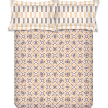 Raymond Home Jazzy Cotton Rich Double Bedsheet with 2 Pillow Covers