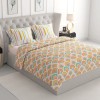 Raymond Home Jazzy Cotton Rich Double Bedsheet with 2 Pillow Covers