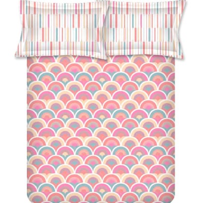 Raymond Home Jazzy Cotton Rich Double Bedsheet with 2 Pillow Covers