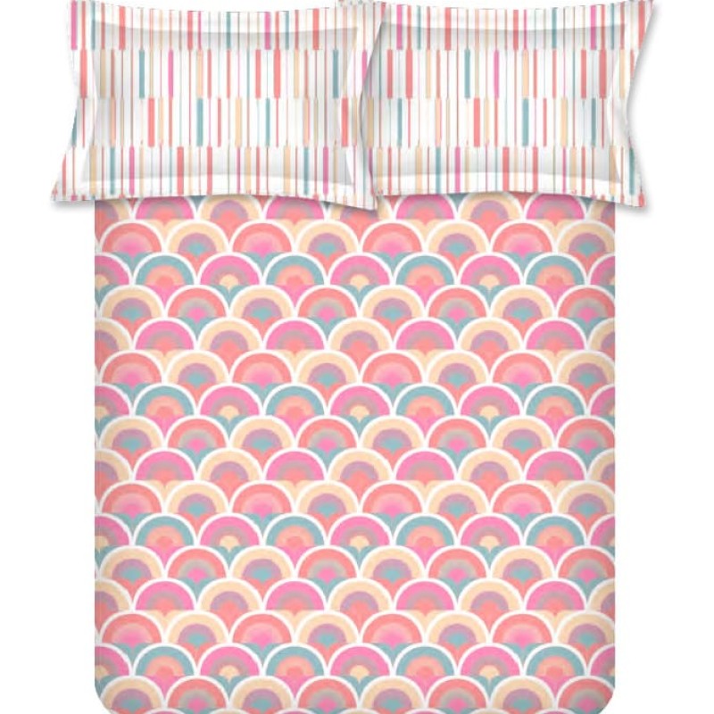 Raymond Home Jazzy Cotton Rich Double Bedsheet with 2 Pillow Covers