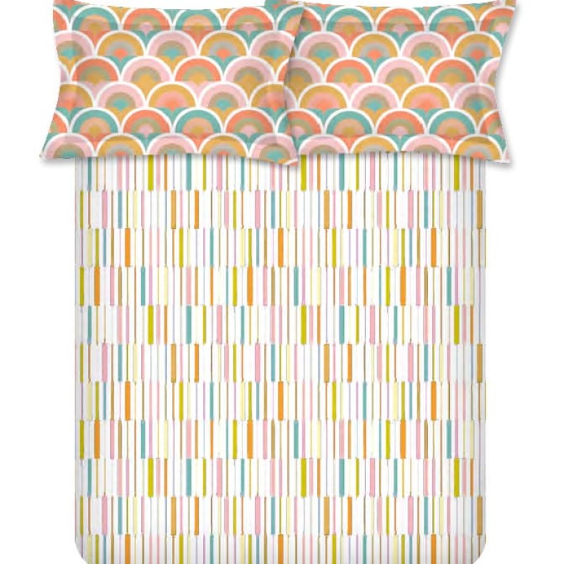 Raymond Home Jazzy Cotton Rich Double Bedsheet with 2 Pillow Covers