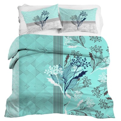 Bella Casa, Double Bedsheet Set with 2 Pillow Covers 100% Cotton -Jordan Bella Casa, Double Bedsheet Set with 2 Pillow Covers 100% Cotton -Jordan