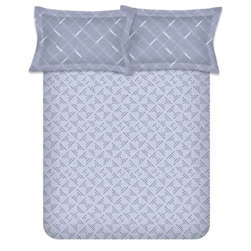 Raymond Home Mystique 110 TC Double Bedsheet with 2 Pillow Covers