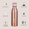 Emirates Double Wall Bottle - Copper 750 ml Bottle (Pack of 2, Copper, Steel) Emirates Double Wall Bottle - Copper 750 ml Bottle (Pack of 2, Copper, Steel)