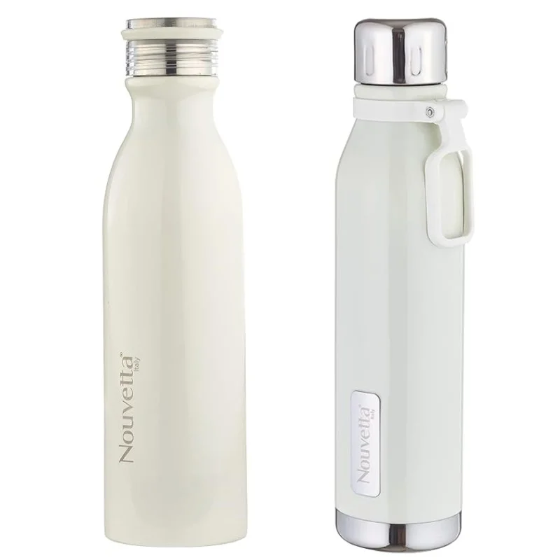 Double Wall Bottle - White 750 ml Bottle