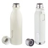 Double Wall Bottle - White 750 ml Bottle (Pack of 2, White, Steel) Double Wall Bottle - White 750 ml Bottle (Pack of 2, White, Steel)